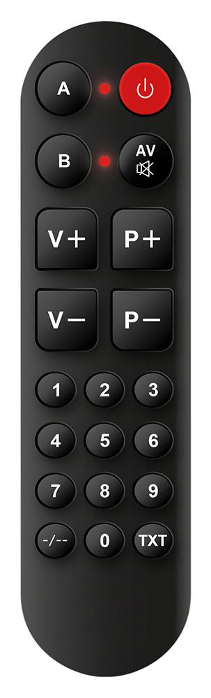 Telecomando semplificato con funzione di apprendimento con tasti numerici, Mod. IR-RC Easy Key