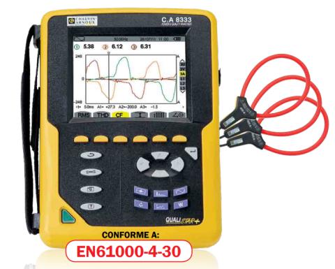 C.A 8333MA Analizzatore rete 4V3 I  MA193 l220mm d70mm AMRA 11-0000-404