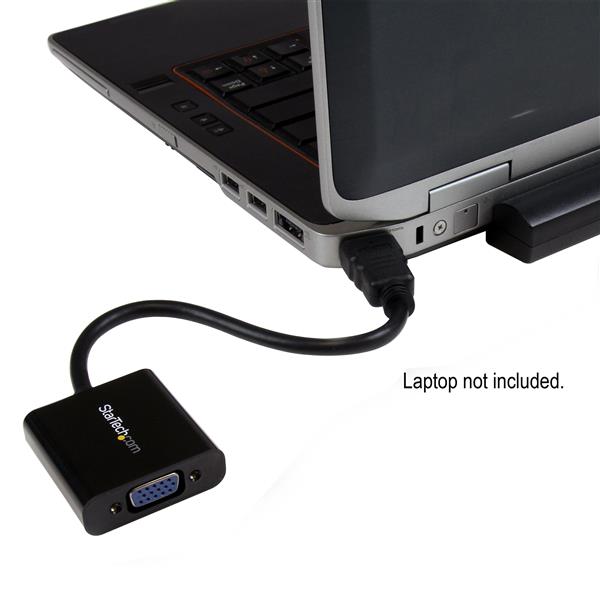 Startech.com HD2VGAE2 Adattatore HDMI a VGA - Convertitore HDMI a VGA per Portatili desktop/laptop/ultrabook - 1920 x 1080