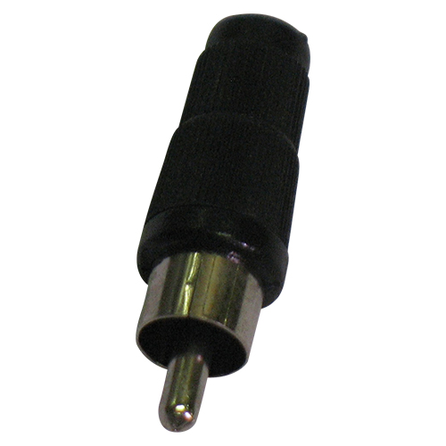 Spina rca volante nera FR1624/BK