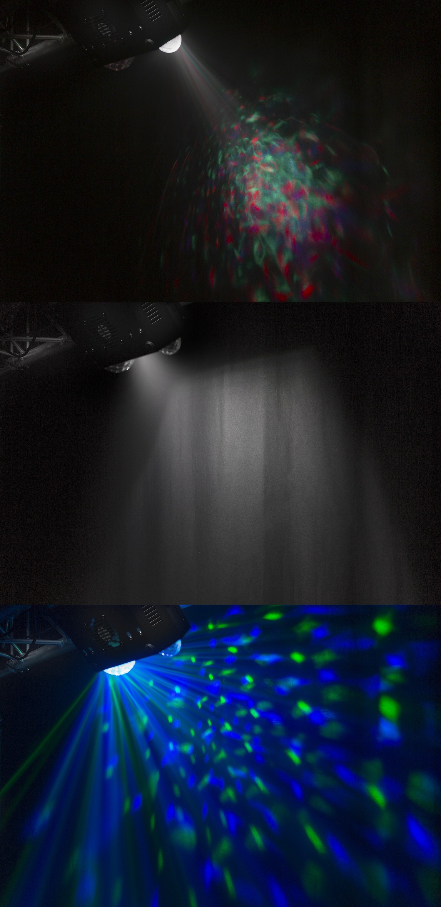 Luce LED con effetto jellyball, onda e ultravioletto LEDWAVE