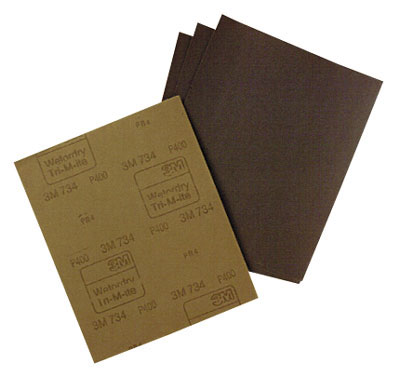 Carta abrasiva 3M Wetordry 734, 230mm X 280mm, P400