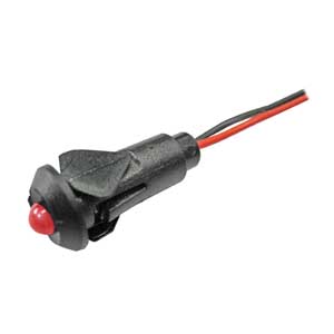 Segnalatore 12V Con Led Luce Rossa Interm/B GHP/468-C