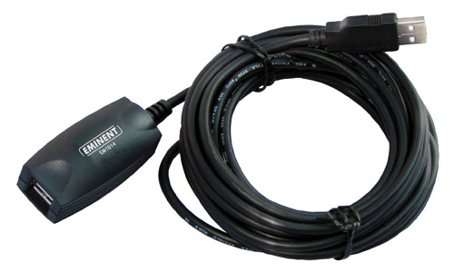Cavo amplificatore usb2.0 5mt nero Ewent EW1014