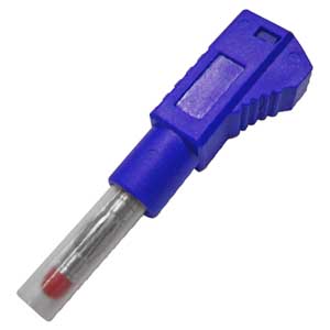 Spina Banana Professionale Di Sicurezza Ø4mm Blu BA/480B-I