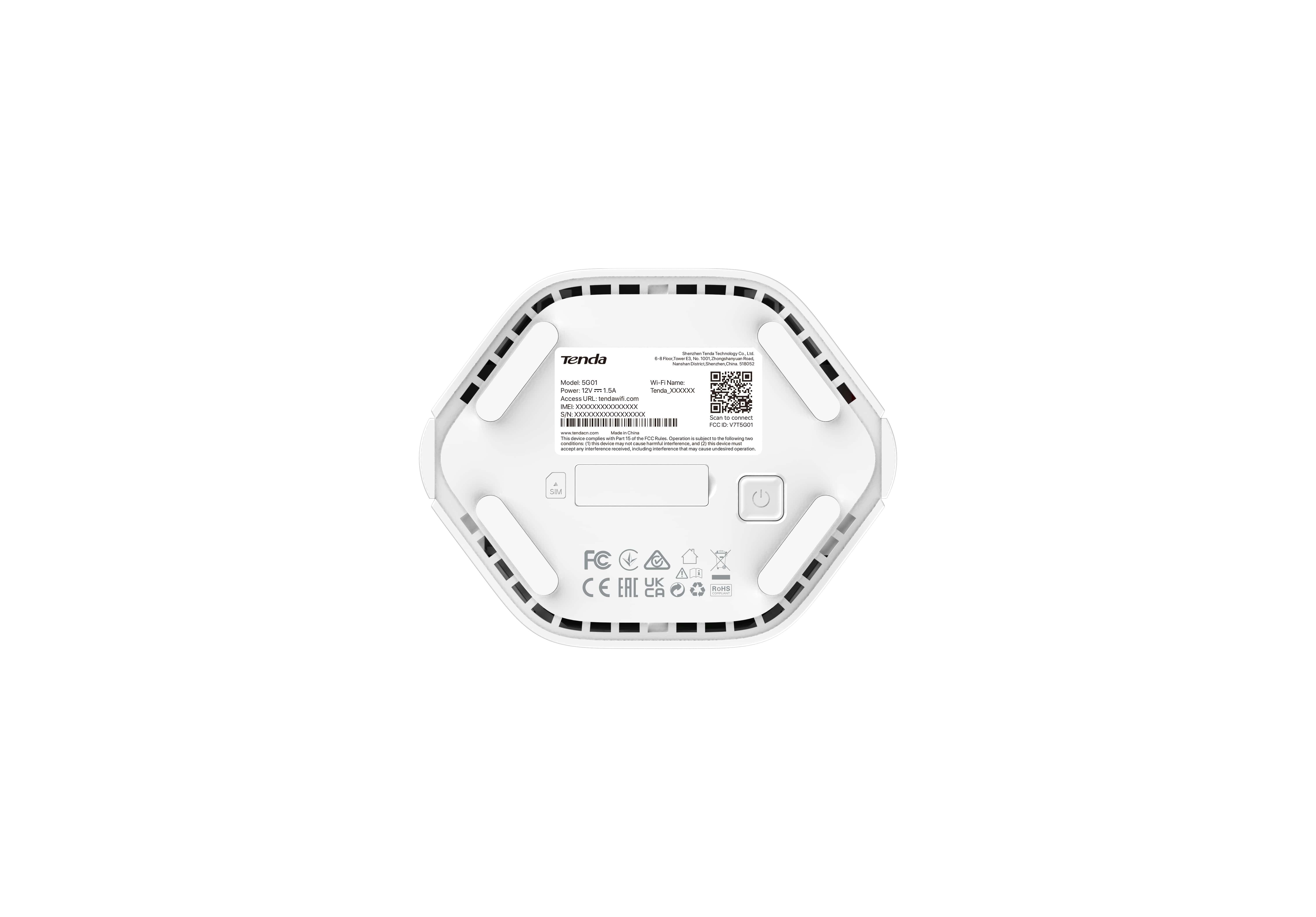 5G01 - Router 5G Wi-Fi 6 (AX1500) Dual-band, 2*GE