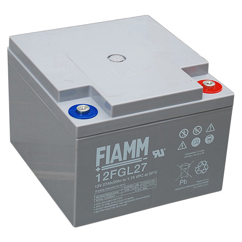 Batteria al piombo ricaricabile 12V 27Ah terminale m5 FIAMM