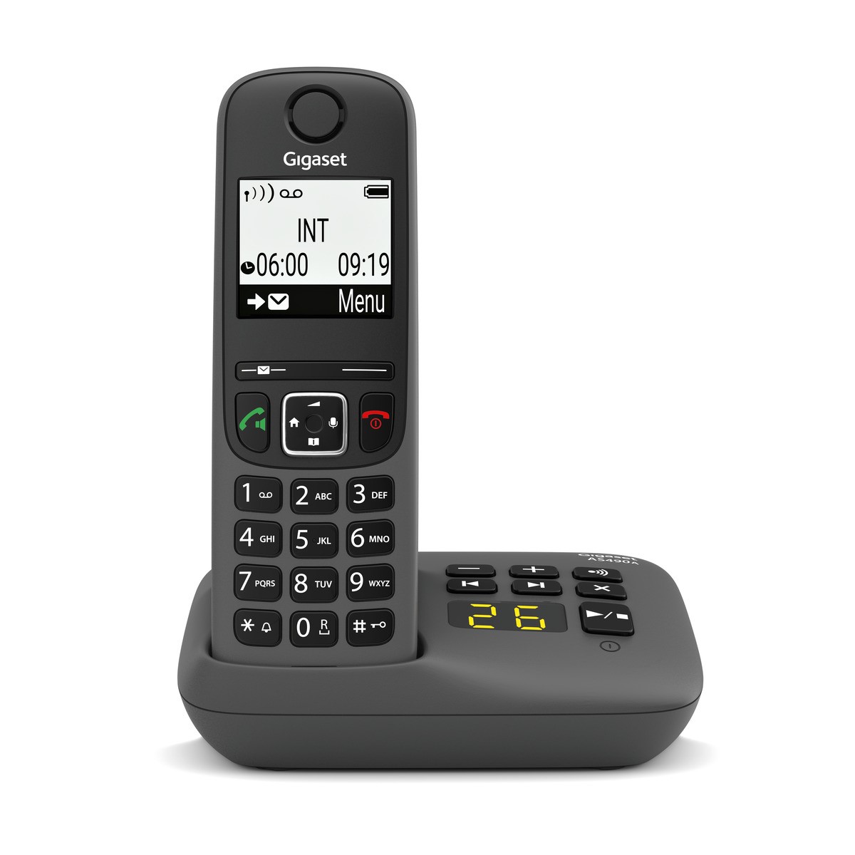 AS490A nero con segreteria