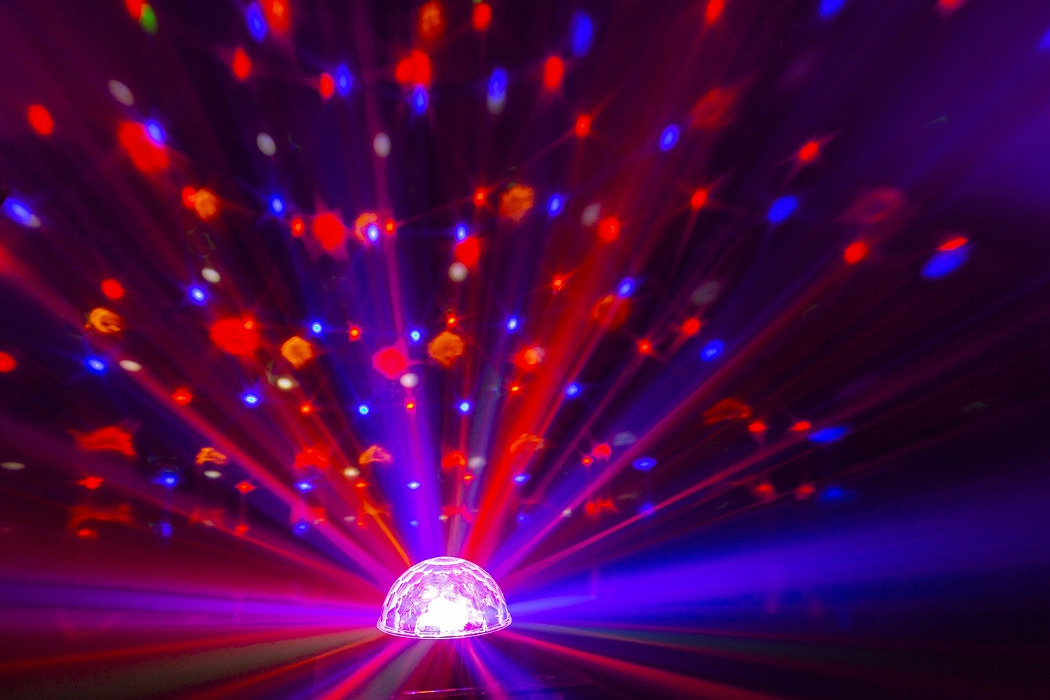 Mini Star Ball DMX LED 9 colori, Mod. JB90R