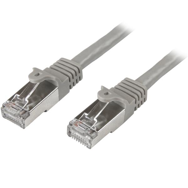 Startech.com N6SPAT3MGR Cavo di rete Cat6 Ethernet Gigabit - Cavo Patch RJ45 SFTP da 3 m - Grigio