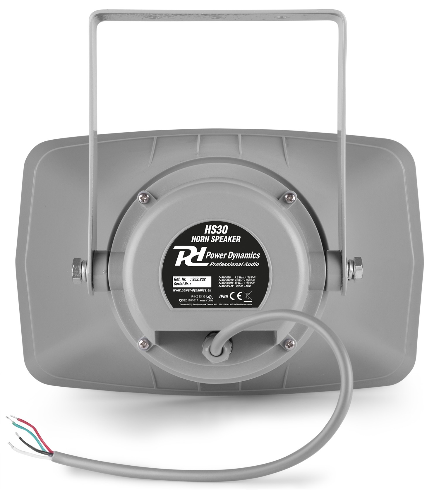 Diffusore sonoro a Tromba 30W 100V - IPX6 mod. HS30
