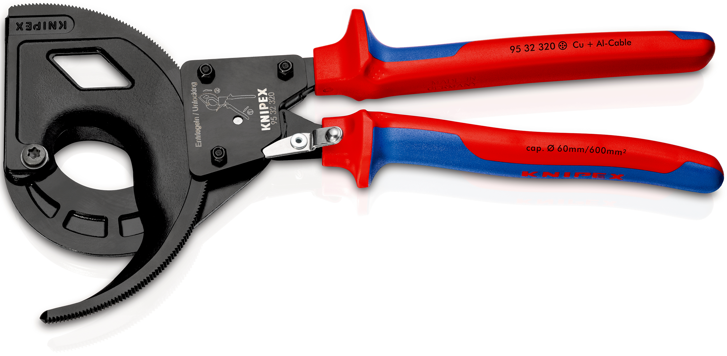 Cesoie a cremagliera 320 mm, Ø 60 mm 95 32 320