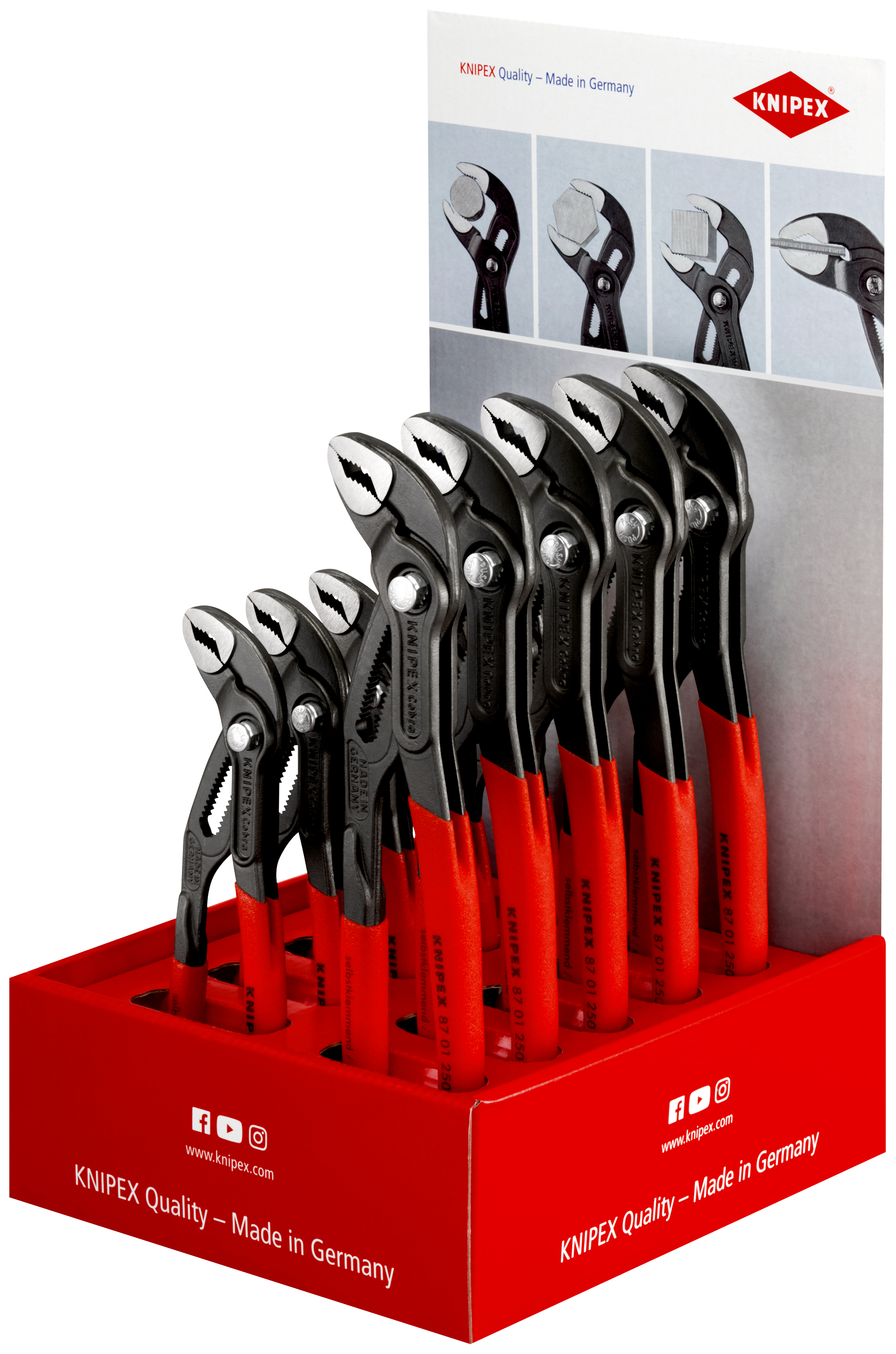 espositore da banco Cobra®87 01 180/250 00 18 01 V13