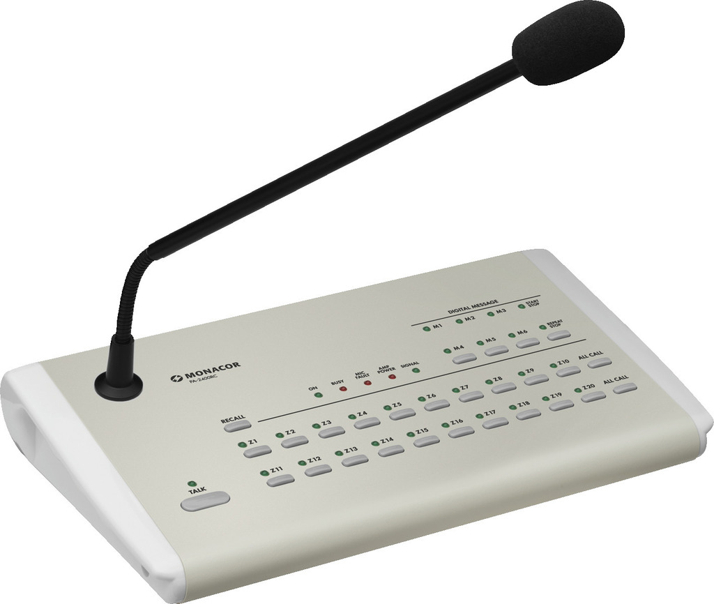 PA-2400RC - Microfono da scrivania