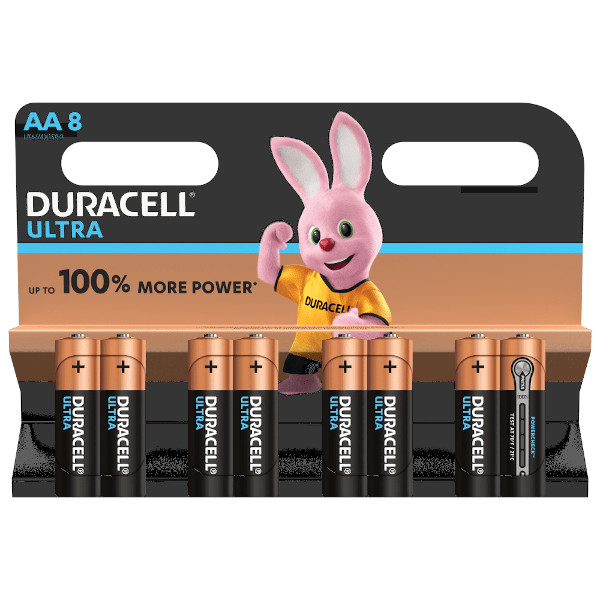 DURACELL ULTRA Stilo (AA) blister da 8 pile/blister DU0025