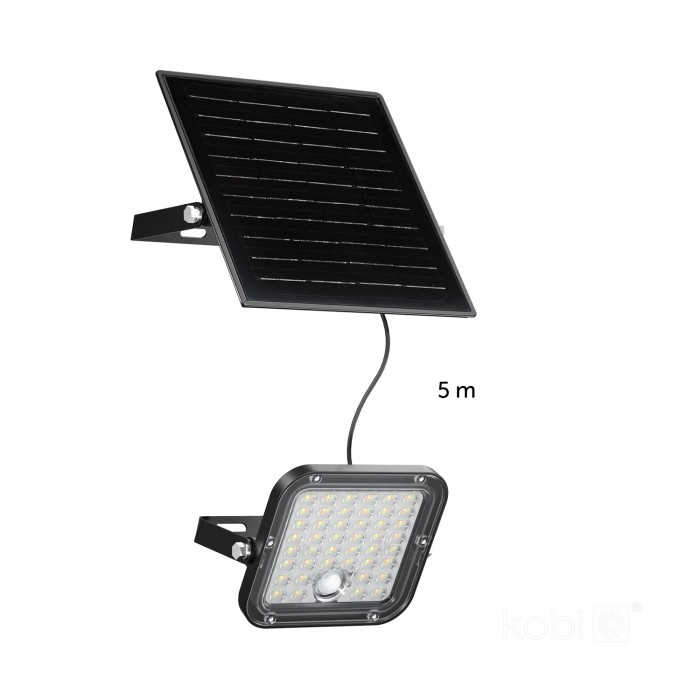 Faro solare MHCS PREMIUM 10W 2CCT IP65, con kit pannello solare 6W