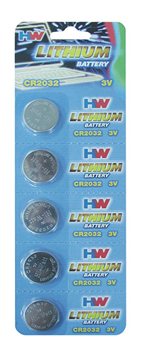 BATTERIA CR2032 3V LITIO BOTTONE