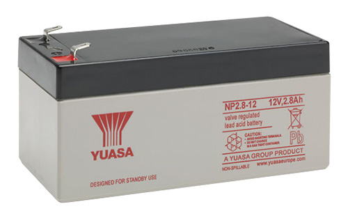 Batteria al piombo ricaricabile 12V 2,8Ah YUASA
