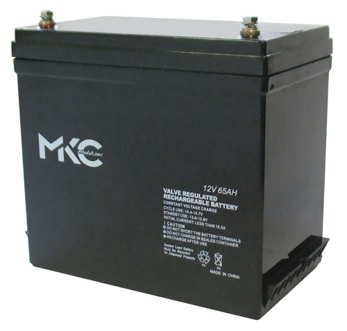 Batteria al piombo ricaricabile 12V 65Ah terminale t6 MKC