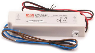 Alimentatore MEANWELL LPV-35-12 3A ADATTO A LED LPV-35-12