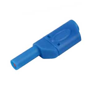 Spina Banana Professionale Di Sicurezza Ø4mm Blu BA/445B-I