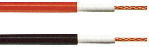 Cavo 1x022 unipol. rosso Milan C130