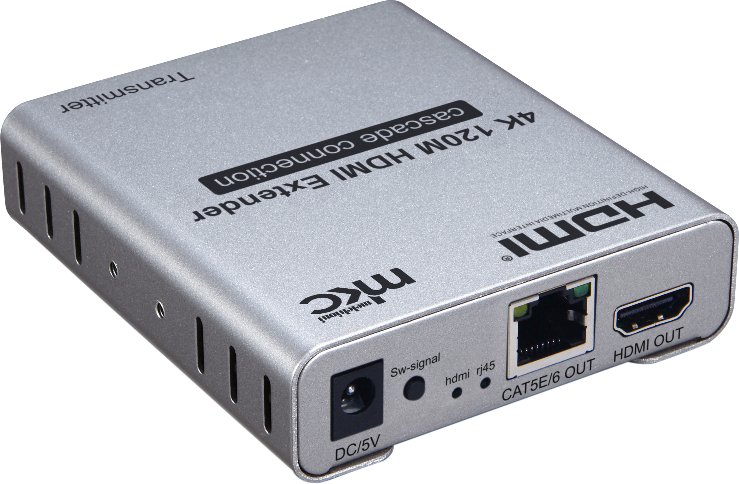Estensore HDMI 1.4b 4K fino 120mt, collegamento in cascata mod. MK-02ESC TX + RX