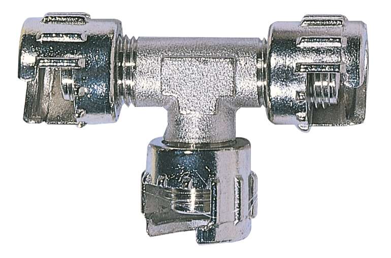 ASTURO 5100038 Raccordo a "T" c/dado fresato 1/4"