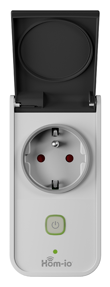 Presa WiFi -230VAC - 16A - Hom-Plug+Power - IP44