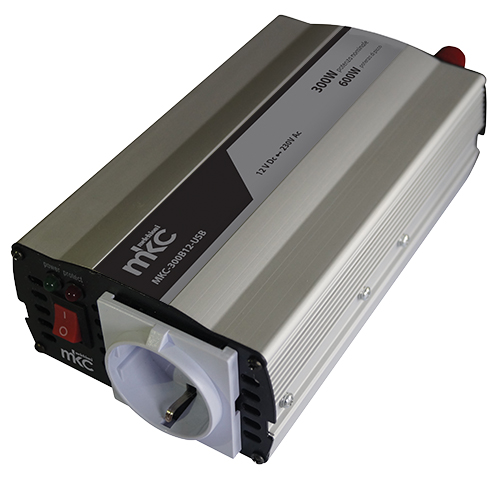 Inverter MKC-300B12-USB 12VDC 230VAC 300W softstart onda sinusoidale modificata