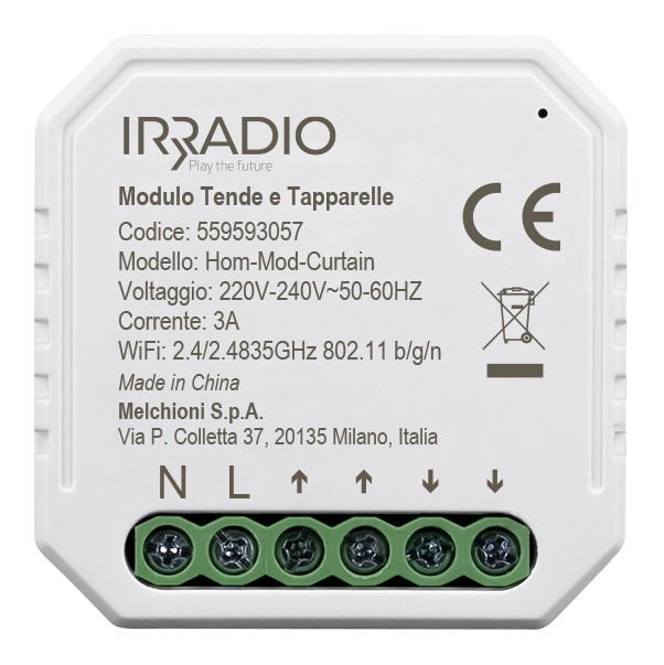 Modulo switch tapparelle-Tende -3A  WiFi Hom-Mod-Curtain