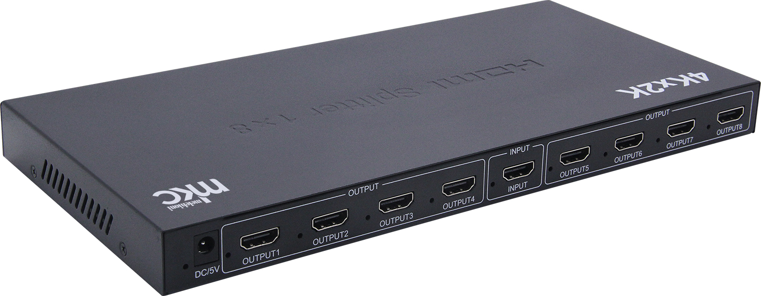 Divisore HDMI 4K 30Hz   1 IN x 8 OUT mod. MK-SP8