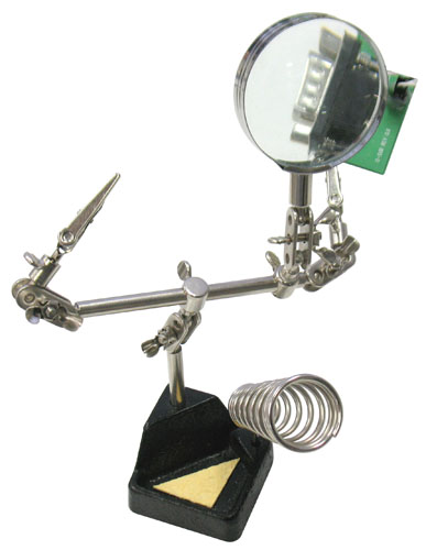 Supporto snodabile per saldatura con lente e porta saldatore MKC-10G