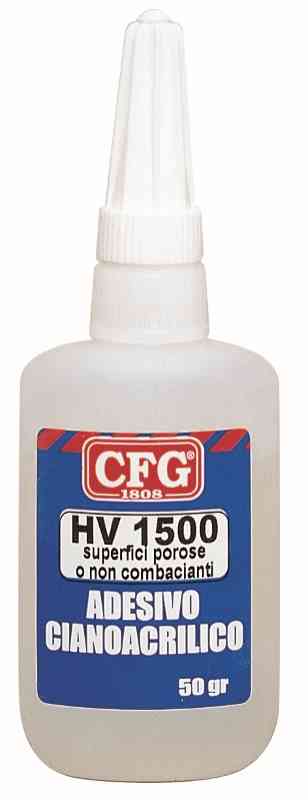 Hv 1500, Cianoacrilato Spec. Per Supporti Porosi In Flacone Da 50 Gr AC0320 CFG