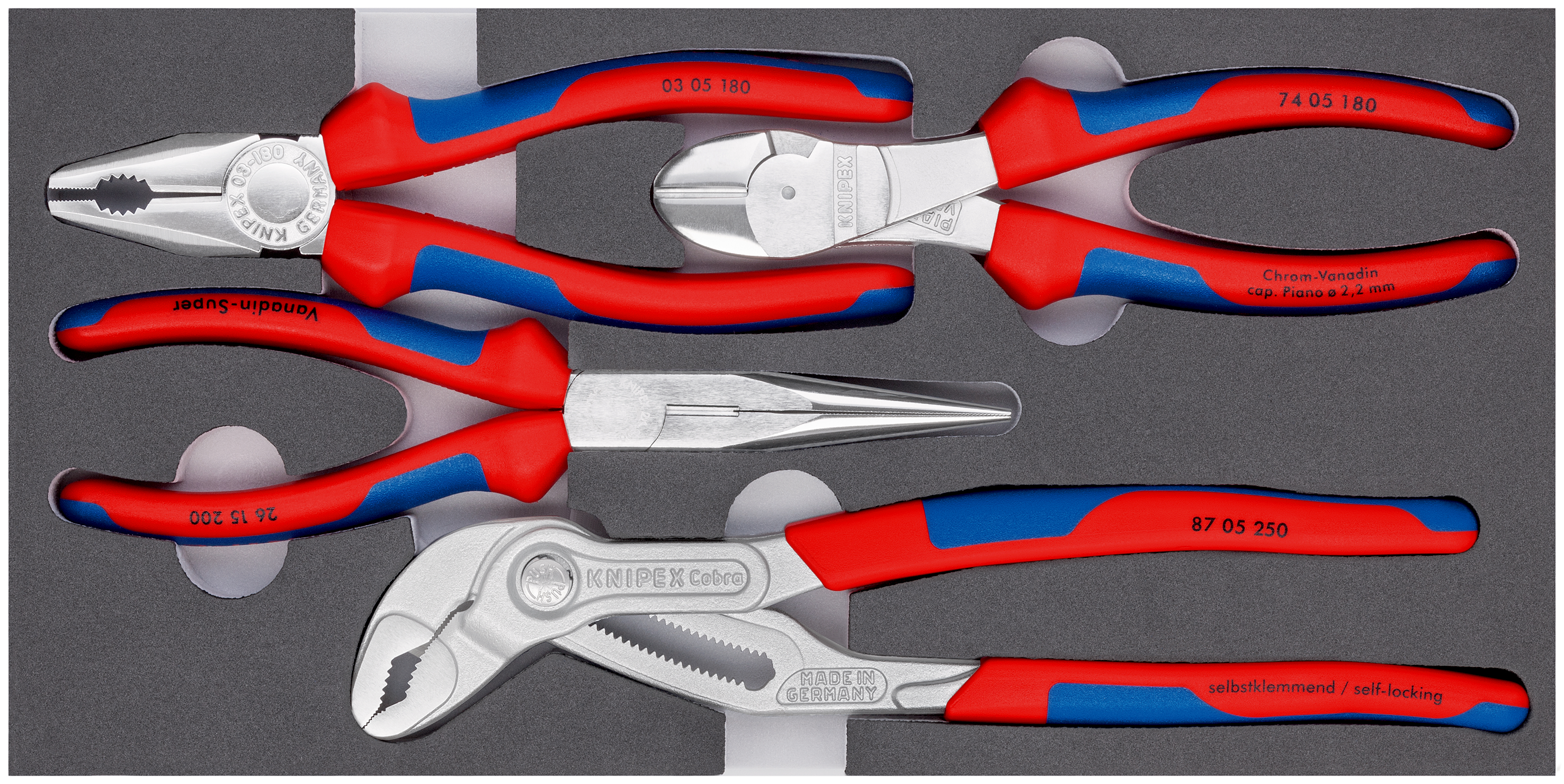 Set di utensili Basic Cromato 00 20 01 V17