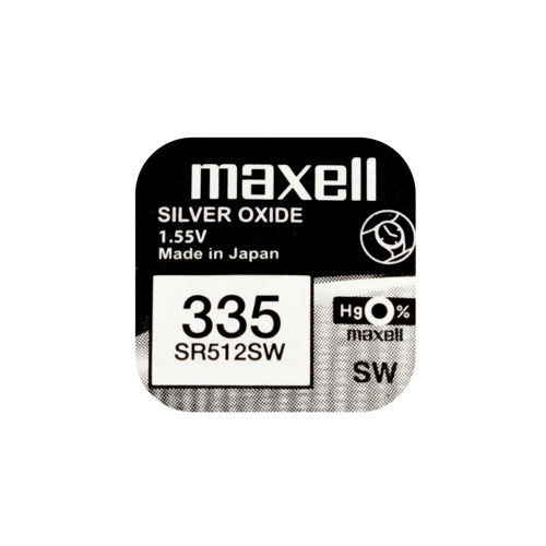 Batteria ossido argento MAXELL 1pc. Blister SR512SW