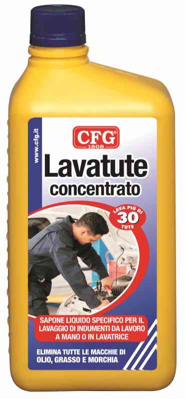 Lavatute Concentrato Per Indumenti Da Lavoro In Flacone Da 1 Lt D00600 CFG