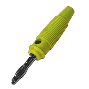 Spina Banana Professionale Ø4mm Foro Lat.Giallo BAPRO/433GX-I