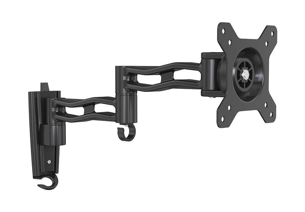 Supporto TV 10''-27'' a tre snodi, nero, Mod. STV-IR-1027-3