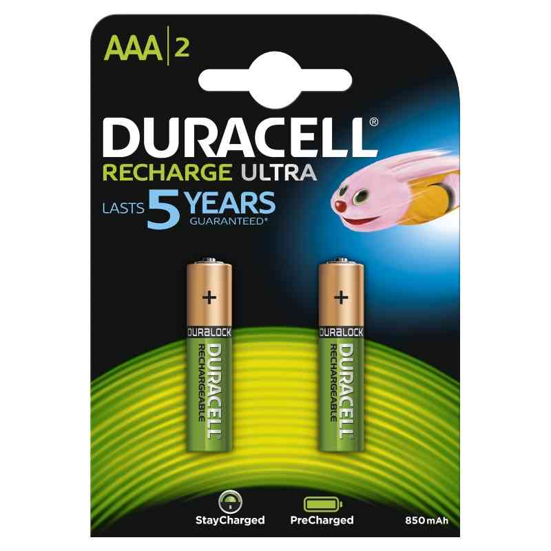 Duracell Precaricata Ministilo (AAA) 900 mAh in blister da 2 pile