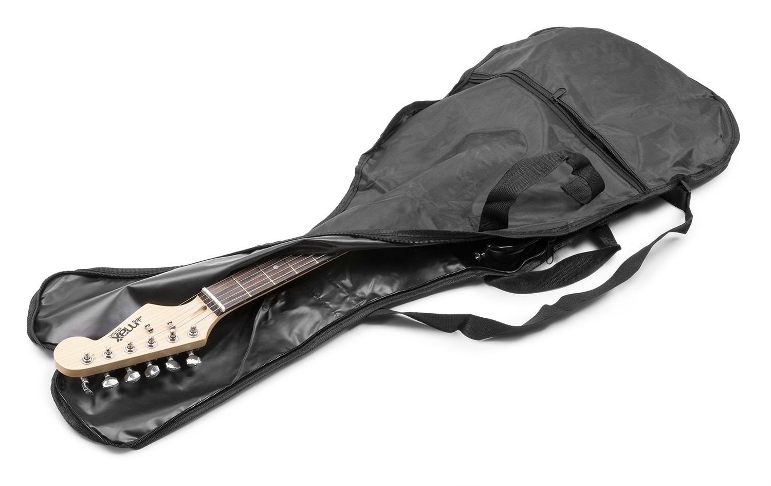 Set Chitarra elettrica + Amplificatore + Accessori Mod.Gig Kit bianca