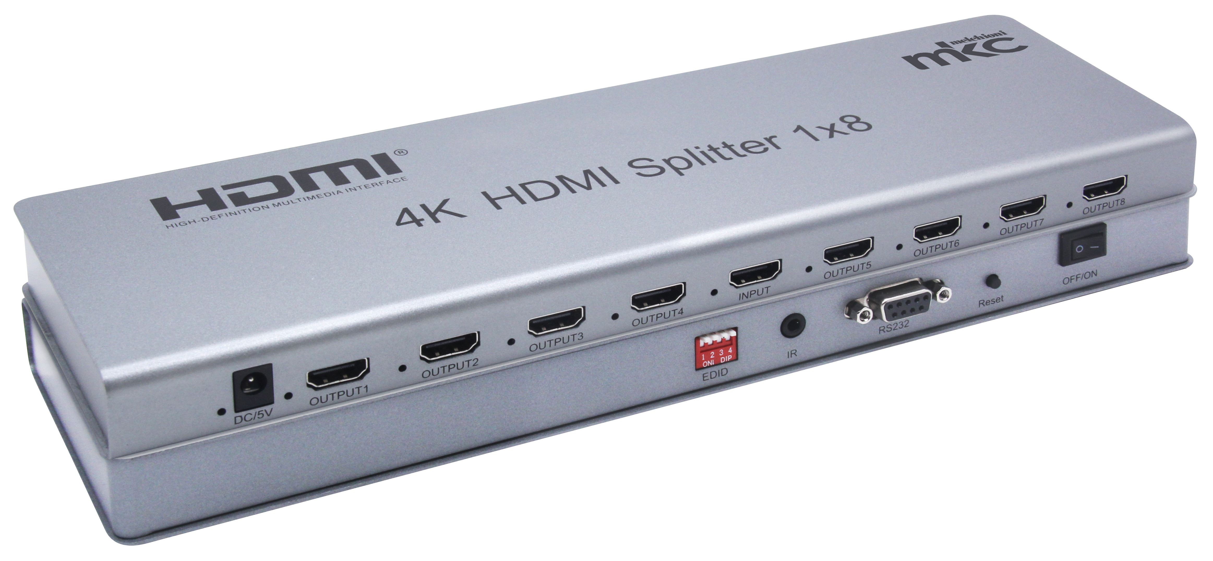 Divisore HDMI 4K 60Hz V2.0 EDID 1IN x 8OUT mod. MK-911-8plus