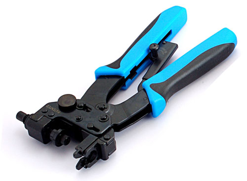 Pinza per connettori f/bnc/rca/rca 90 a compressione rg59-rg6 HT-H510B