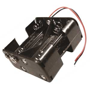 Portabatterie Per 8 Stilo Con Fili PIL/47-C