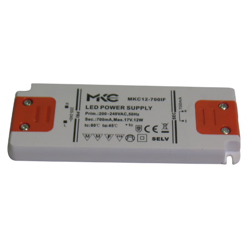 Driver LED MKC12-700IF 700MA 12W USCITA 17 VDC MKC12-700IF