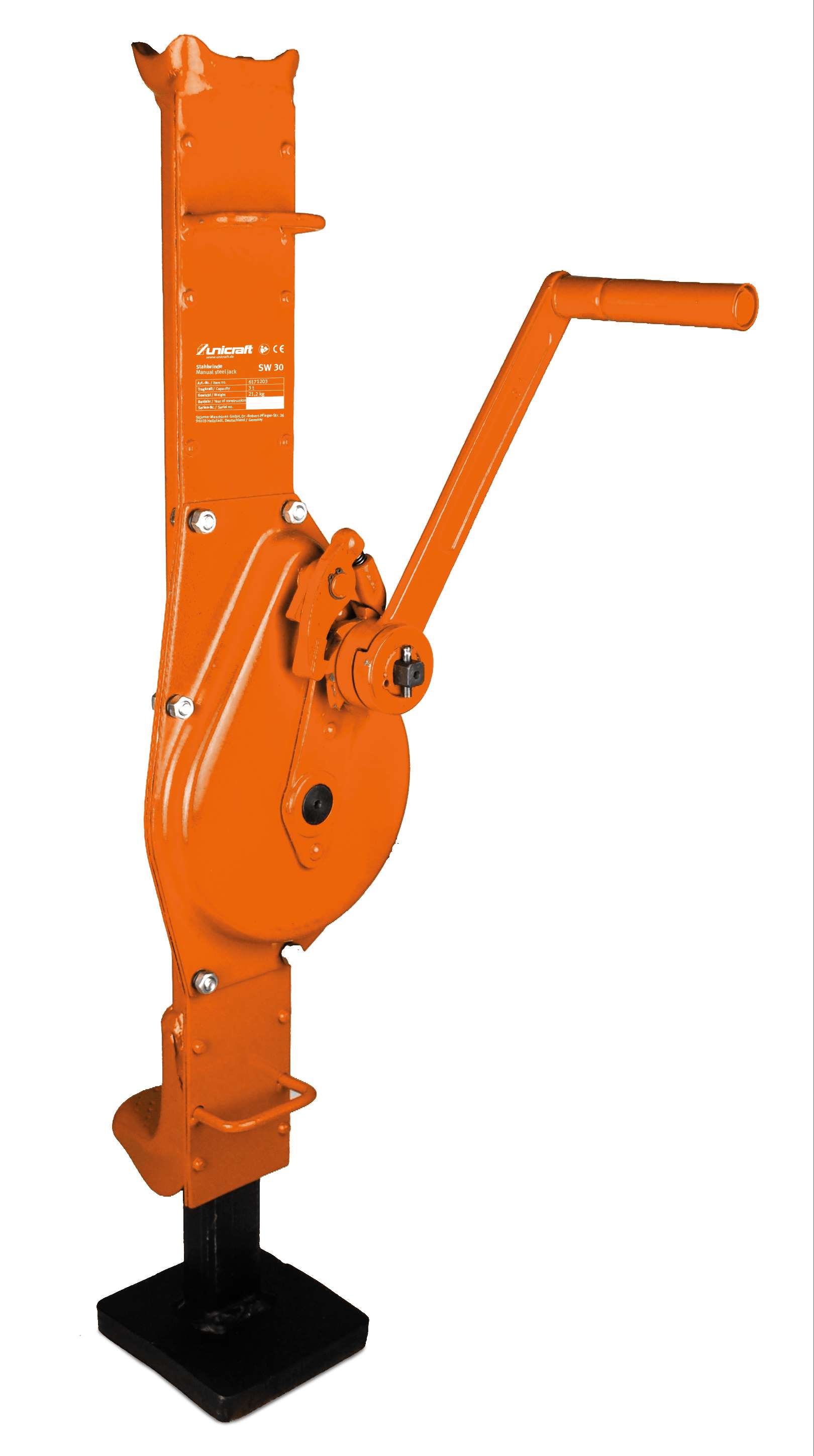 UNICRAFT 6171210 Binda ad ingranaggi SW 100, portata 10 t