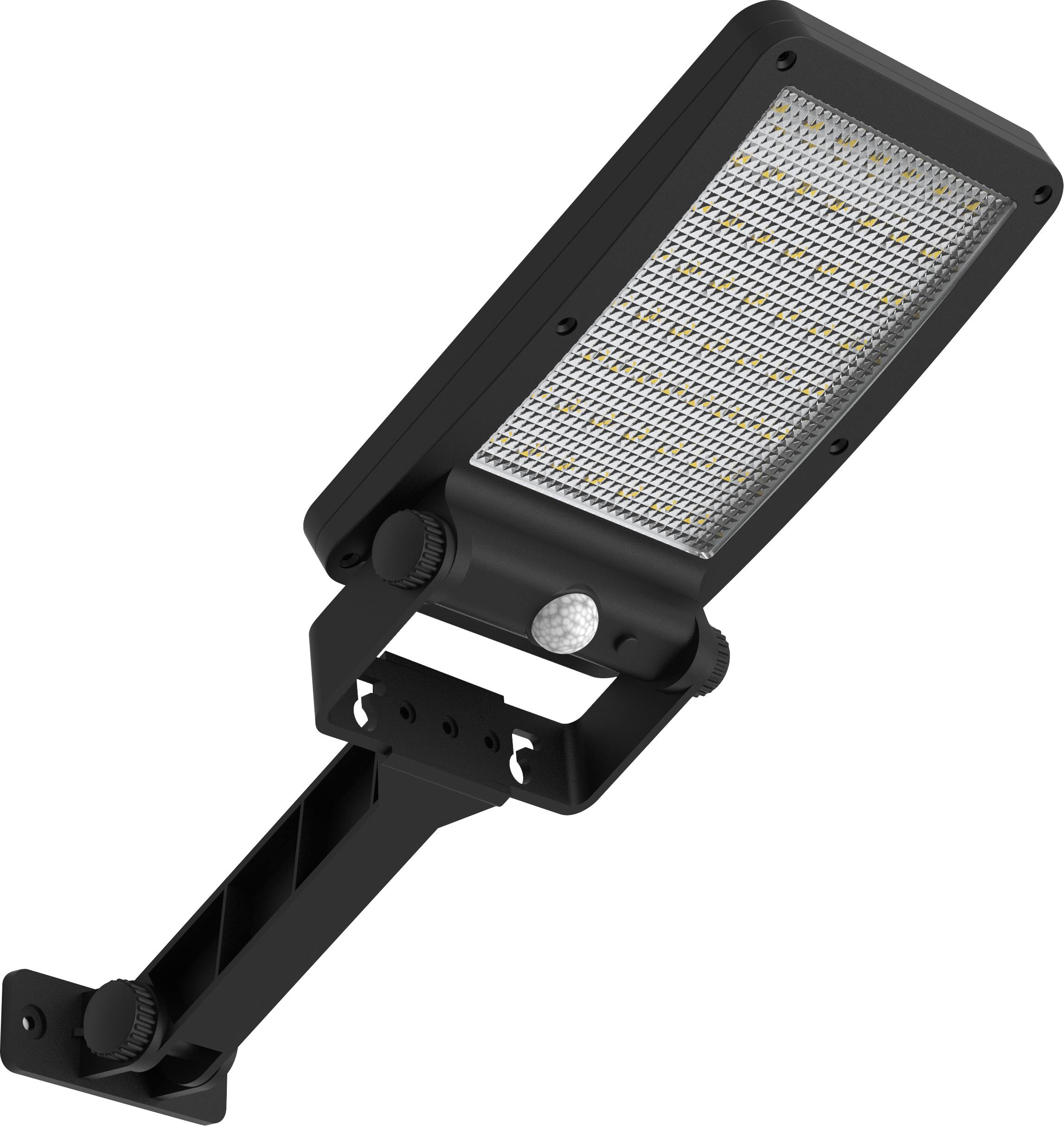 QUADRIO LONG 5W - lampada solare a batteria 5W con sensore PIR