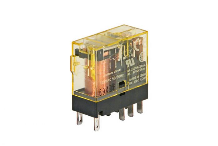 Rele Slim Dpdt 8A Con Led 12Vdc Rj2S-Cl-D12 Idec