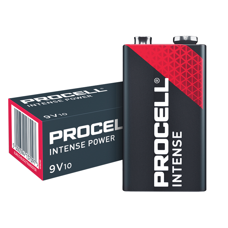 Duracell Procell Intense 1.5V Transistor (9V) in scatola da 10