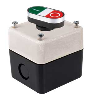 Pulsante Luminoso Con Doppio Pulsante Con Scatola AP/INT/832-C
